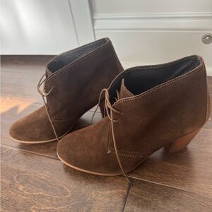 Brown Suede Ankle Boots